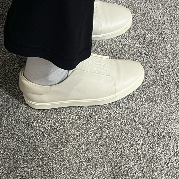 Vince cream slip on shoe loafer sneaker slipper women’s 8 38 - Picture 8 of 10